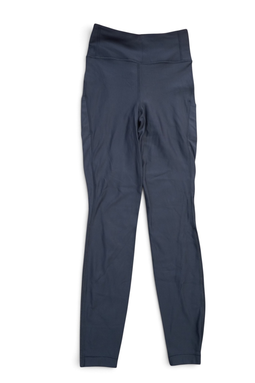Lululemon Leggings Women's 6 Blue High Rise Side Pocket Zip Pocket